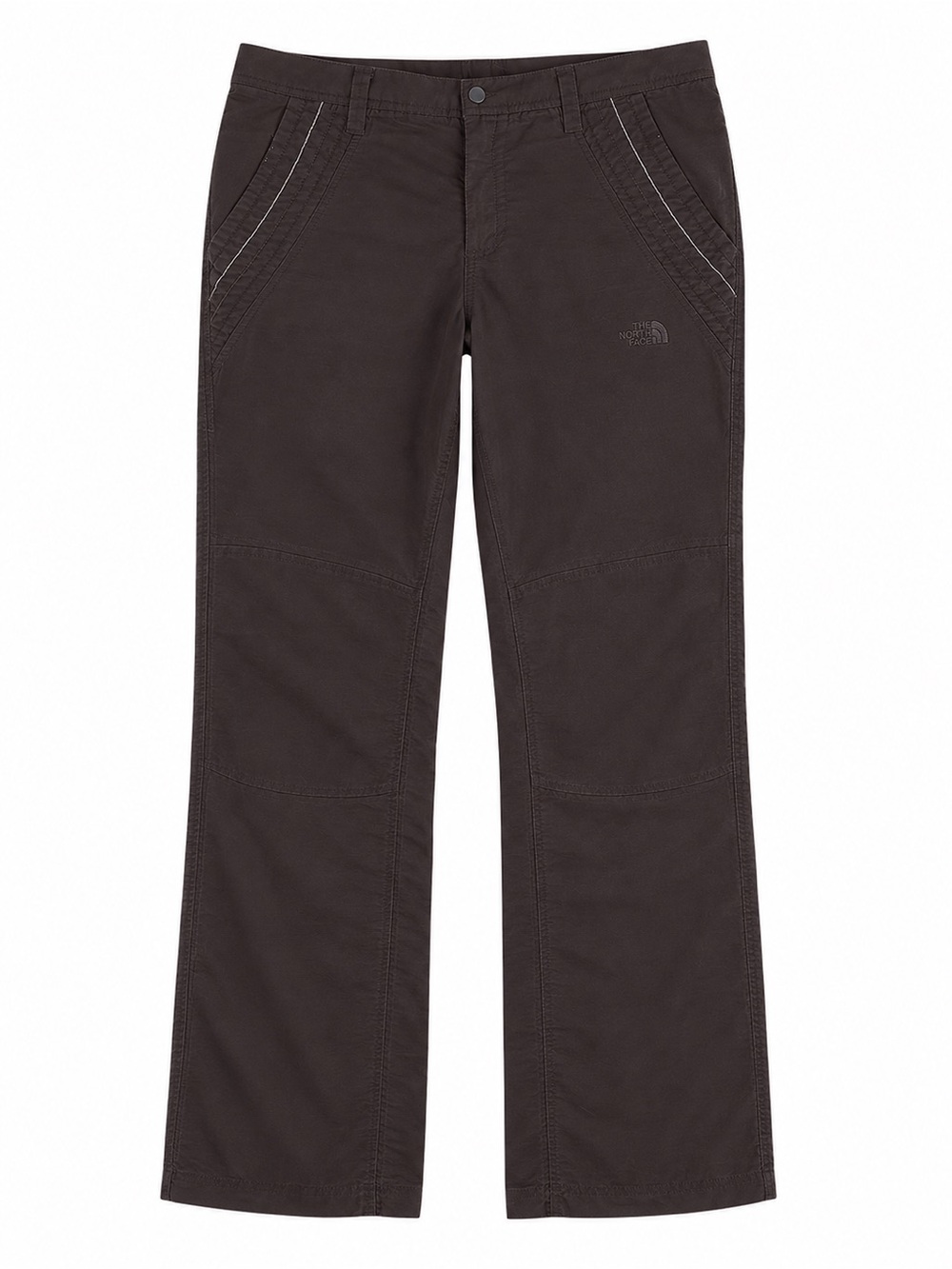 The North Face Women's Dark Brown Track Pants with Reflective Trim